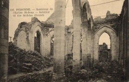 80 - Somme - Peronne - L'Eglise St-Jean - Ce Qu'il En Reste - 7059 - Peronne