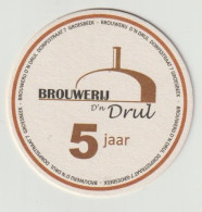 Bierviltje-bierdeckel-beermat Bierbrouwerij D'n Drul Groesbeek (NL) 5 Jaar - Sous-bocks