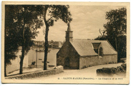 Voyagé 1938 * SAINTE MARINE La Chapelle Et Le Port * Défaut Verso * Edit. Artaud - Autres & Non Classés