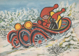 Buon Anno Natale Vintage Cartolina CPSM #PBB240.IT - Nouvel An
