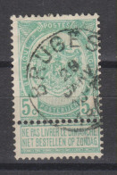 COB 56 Oblitération Centrale BRUGES - 1893-1907 Wappen
