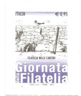 (REPUBBLICA ITALIANA) 2015, GIORNATA DELLA FILATELIA, FILATELIA NELLE CARCERI - Francobollo Nuovo MNH - 2011-20: Nieuw/plakker