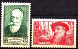 343 / 344 - Paire Chomeurs Intellectuels - Neufs N** - TB - Unused Stamps