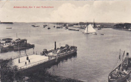 481912Amsterdam, Het Y Met Tolhuisboot. 1920. (zie Hoeken En Randen) - Amsterdam