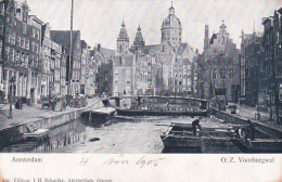 481919Amsterdam, O. Z. Voorburgwal Rond 1900. (zie Hoeken) - Amsterdam