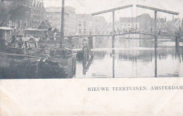 481966Amsterdam, Nieuwe Teertuinen Rond 1900.(linksonder Een Minuscuul Vouwtje) - Amsterdam