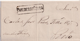 POR - LETTRE DE PAREDES DE COURA À PORTO - 1870 - Postmark Collection