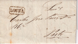 POR - LETTRE DE LOUZA À PORTO - Postmark Collection