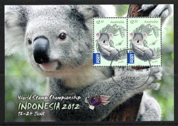 2011  Australia  Indonesia World Stamp Exhibition  Miniature Sheet M/S. Contains Two $2.35 Stamps.   Fine Used - Blocs - Feuillets