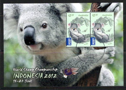 2011  Australia  Indonesia World Stamp Exhibition  Miniature Sheet M/S. Contains Two $2.35 Stamps.   Fine Used - Blocks & Sheetlets