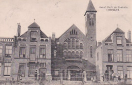 482123IJmuiden, Geref. Kerk En Pastorie. (poststempel 1906) - IJmuiden