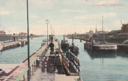 482127IJmuiden, Kleine Sluis. 1910. (zie Hoeken En Randen) - IJmuiden