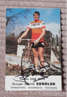 Autographe Lucien Van Impe Sonolor - Cycling