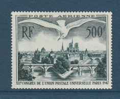 France - YT PA N° 20 ** - Neuf Sans Charnière - Poste Aérienne - 1947 - 1927-1959 Mint/hinged