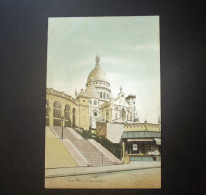 France - Paris - 75 - Le Sacre-Coeur - Collection Aquarelle  Avec Timbre 1907 - Sacré-Coeur