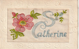 SAINTE CATHERINE Carte Brodée - St. Catherine