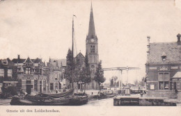 482254Leidschendam, Groete Uit Leidschendam Rond 1900.(rechtsboven Een Beschadiging, Kleine Vouwen In De Hoeken) - Leidschendam