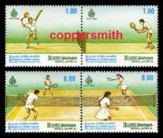 (0333) Sri Lanka  1990 / Sport / Tennis  ** / Mnh  Michel 928-931 - Sri Lanka (Ceylan) (1948-...)