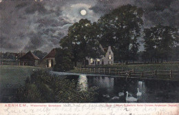 4822139Arnhem, Watermolen Sonsbeek Bij Avond.(poststempel 1905)(zie Hoeken En Randen) - Arnhem