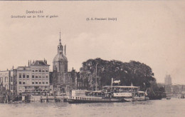 4822409Dordrecht, Groothoofd Van De Rivier Af Gezien.  - Dordrecht