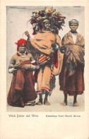 CPA / AFRIQUE DU SUD / CPA ETHNIQUE / WITCH DOKTOR AND WIVES / AFRICAINS - Zuid-Afrika