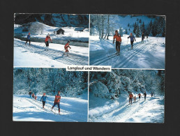 Langlauf Ski Un Wandern Suisse Photo Carte Schweiz Htje - Alpinismus, Bergsteigen