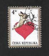 Czech Republic 1998 ⊙ Mi 168 Sc 3034 Grussmarke. Love. Tschechische Republik  C6 - Usados