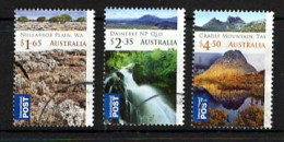 2012  Australia  Wilderness.  Nullarbor, Daintree And Cradle Mountain Fine Used. - Gebruikt