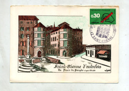 Carte Cachet Saint Etienne Congres - Gedenkstempels