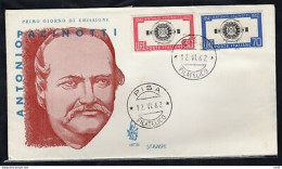 Italia FDC Venetia 1962 A. Pacinotti  Non Viaggiata - FDC