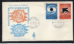 Italia FDC Venetia 1962 30° Ann. Mostra Cinema  Non Viaggiata - FDC