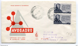 Avogadro Coppia Su Busta Venetia Racc. - FDC