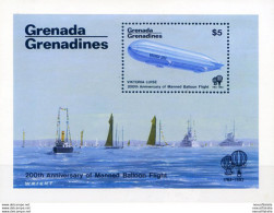 Grenadines. Dirigibile "Viktoria Luise" 1983. - Grenade (1974-...)