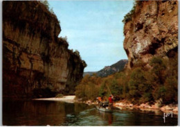 GORGES Du TARN. -  Promenade En Barque Au Lieu-dit " Les Détraoits".   -  Non Circulée. - Gorges Du Tarn