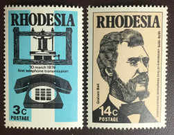 Rhodesia 1976 Telephone Centenary MNH - Rhodesië (1964-1980)