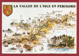 LA VALLEE DE L'ISLE EN PERIGORD - Landkaarten