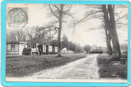 28 - CHATEAUNEUF EN THYMERAIS - Vue De La Gare Prise Allée Du Jaglu - Train - Châteauneuf