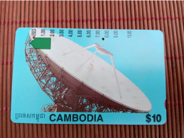 Phonecard Camboja 10 $ Used Rare - Cambogia