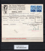 Verzekeringsbewijs: OBC 926 - Stempel Antwerpen - 1936-1957 Offener Kragen