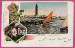 Ag2895 - EGYPT - VINTAGE POSTCARD - Alexandrie - 1902 - Alexandria