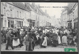 28 - BROU - Marché Au Beurre - Animée - Autres & Non Classés