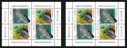 ROMANIA 2024 - Europa CEPT - Underwater Fauna & Flora - 2 S/S - Blocks Of 4 Stamps (2 Sets) Model 1 + 2  MNH** - 2024