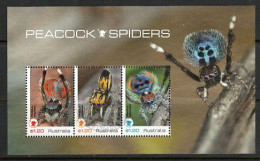 2023 Australia.  Peacock Spiders Miniature Sheet M/SFine Used. - Gebraucht