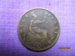 GB Half Penny 1881 - C. 1/2 Penny