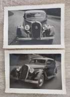 2Anciennes Photos Voiture Ancienne 18 X 12 Cm - Automobile