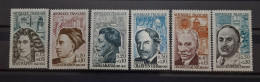 France Yvert 1345 à 1350** Année 1962 Série Complète MNH. - Unused Stamps