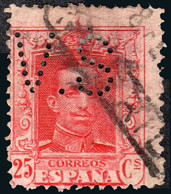 Madrid - Perforado - Edi O 317 - "V.S." (Librería) - Used Stamps