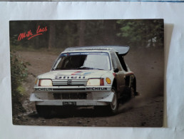 CP -  Peugeot 205 Champion Du Monde Des Rallyes 1985 1986 1000 Lacs - Rallye