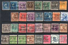 USA Precancel - New Jersey - Rahway - Small Collection - Vorausentwertungen