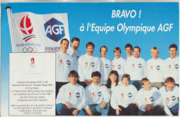 Albertville  73 A Courchevel L'Equipe Du QUINZE  G F  Portera Nos Couleurs Sur Le Podium Du 24 Au 27 Mars 1990 - Albertville